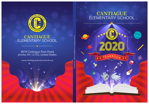 Elementary School Year Book Cover - Children