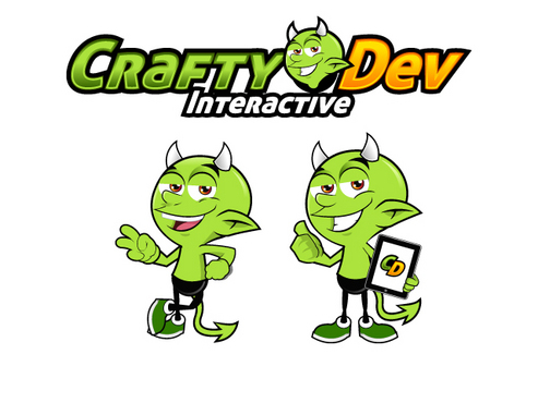 CraftyDev Interactive Logo - Video Gaming