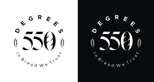 550 Degrees - logo for artisan bakery - Food