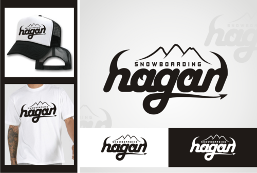 Hagan- Snowboard Brand Logo - Sports