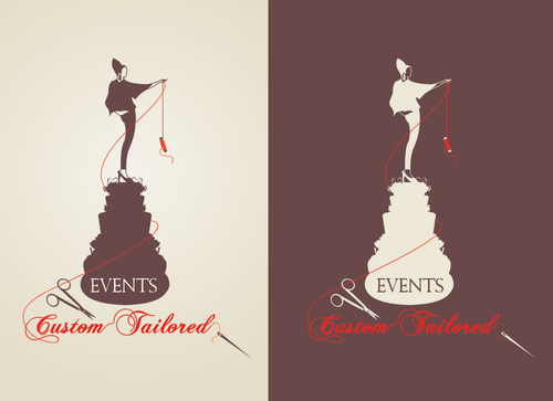 Custom Tailored Events Business Logo  - Events