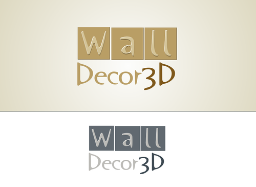 Business logo-  Wall decor company. 3D Wall panels - Art