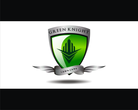 Business Logo; Green Knight Lawn Care - Home and Garden