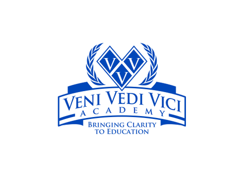 This is a logo for Veni Vidi Vici Academy.  - Education