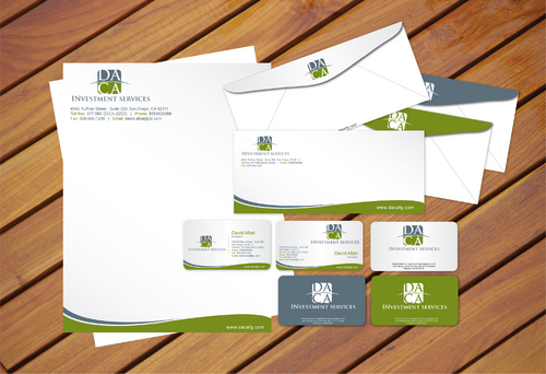 DACA Investment Services Business Cards - Financial Services