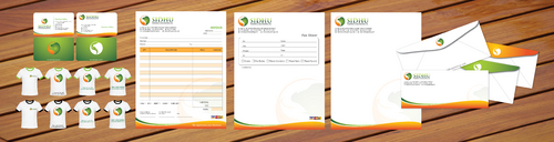 Business Card, T Shirt ,Fax cover, Letterhead, Invoice - Construction