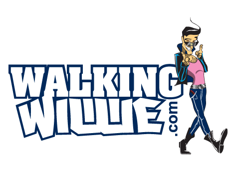 Walking Willie - logo for a blog site  - Blogging