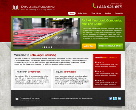 New Website - Entourage Publishing - Publishing