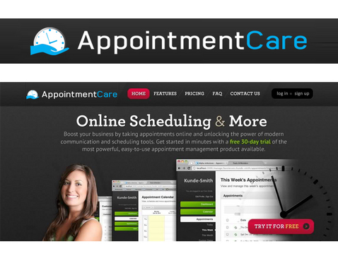Online Service (Appointment Management) Logo - Internet Services
