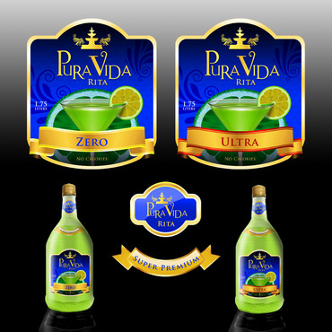 Margarita Mix label design - Beverages