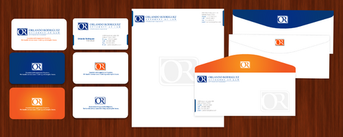 Business cards, letter head, stationery - Law