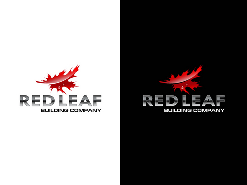 Red Leaf Business Logo - Construction
