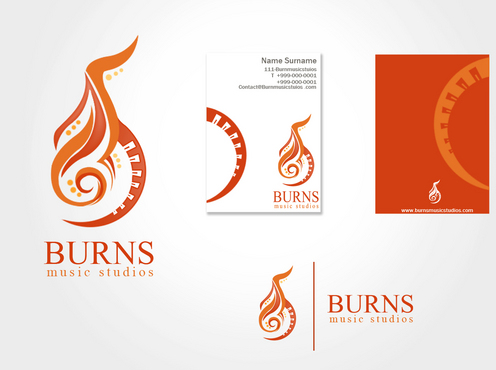 Burns Music Studios logo  - Music