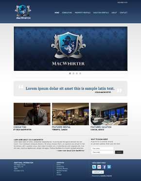 Sophisticated Homepage Graphic - Consulting