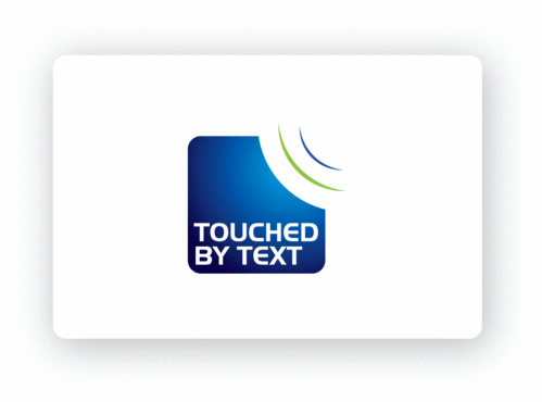 Business Logo / Brand for Mobile SMS Text Company - TouchedByText.com - Communications and Media