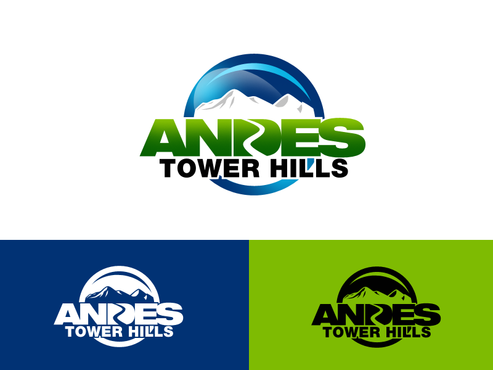 Andes Tower Hills Logo Design - Outdoors