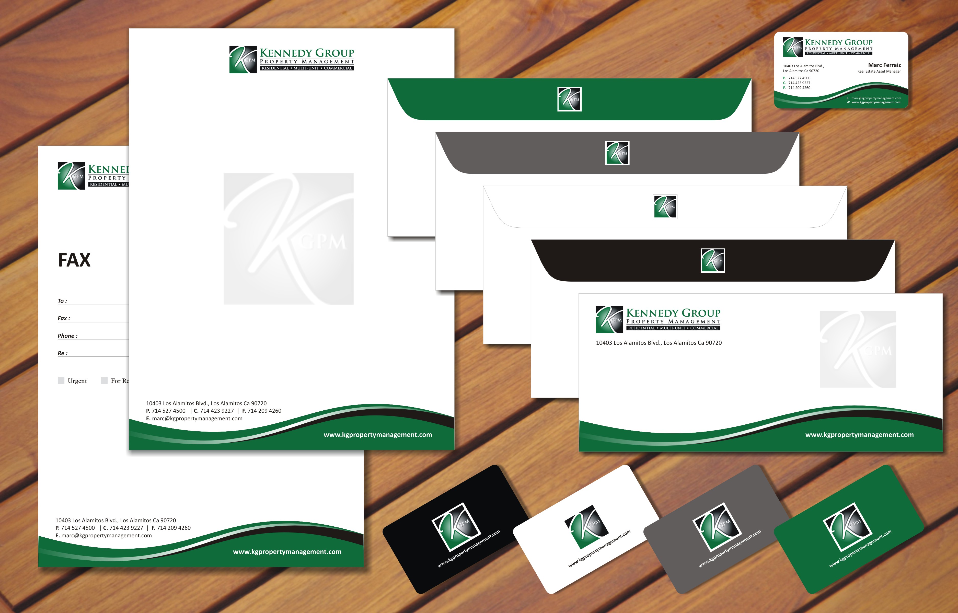 Letterhead, business cards, envelopes by Luckymaggiejune