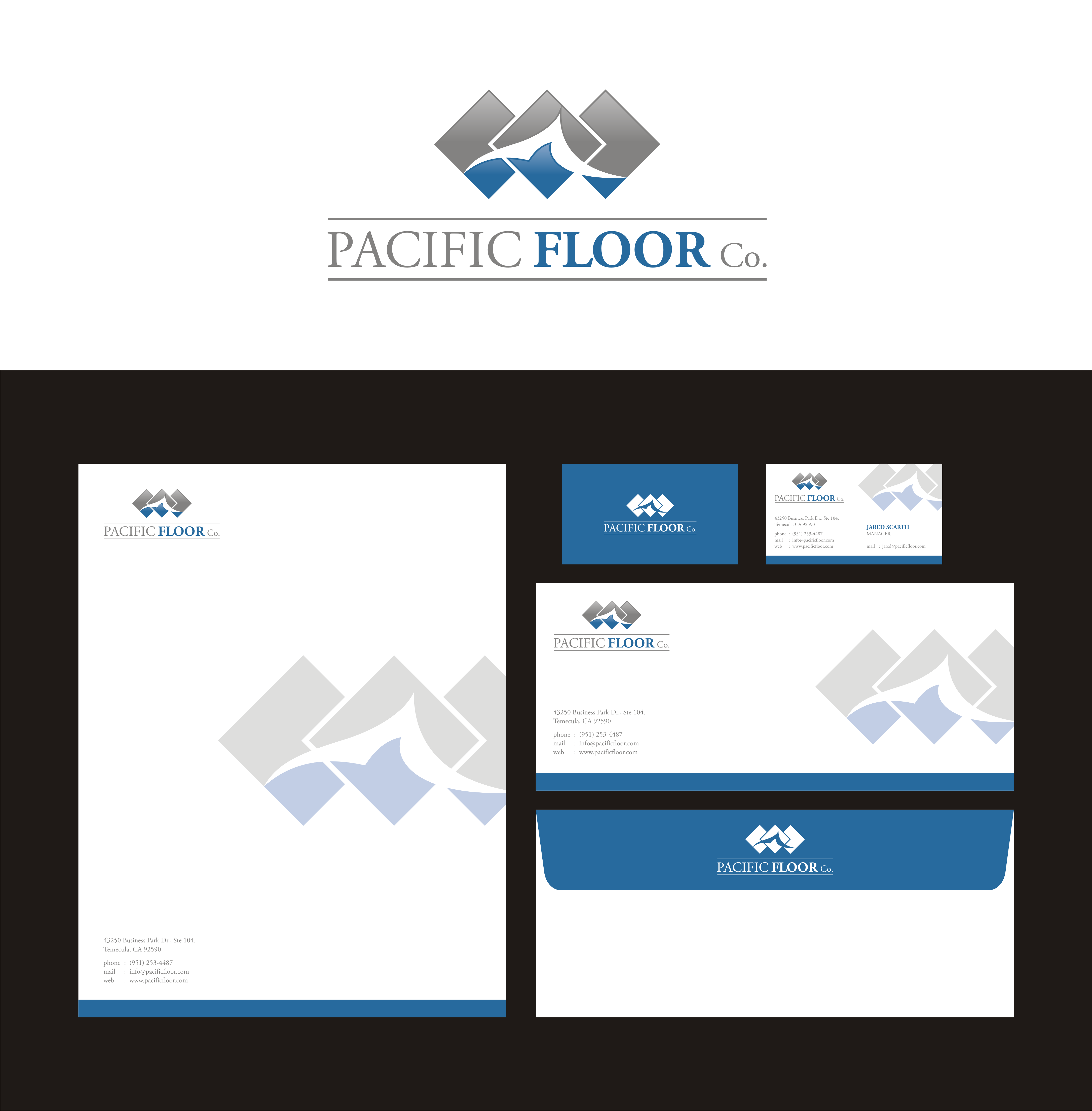 Page 5 Logo Design Pacific Floor Company By Jscarth