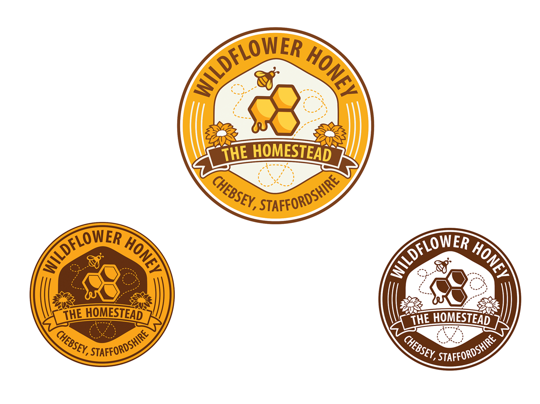 Logo for honey jar by