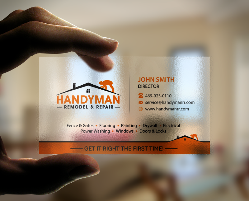 Handyman Business Cards / Handyman Business Card Template Business