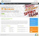 A modern website for a IT professional services firm