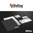 Modern logo for engineering company.