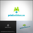 Modern logo for a new online printing company that sell photographic products and name labels. 