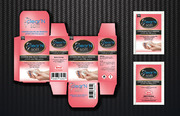 Package Design for clear 'N soft Nail Polish Remover Wipes