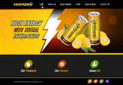 Logo for energy drink and tonic water combination
