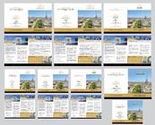 Brochure + external "To Sell / To Rent / Sold" Sign / Board for a Real Estate Company