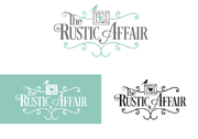 Logo for a rustic wedding and event decor company