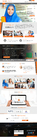Complete website design for business college