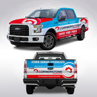 Vehicle Wrap for Storm Restoration Company